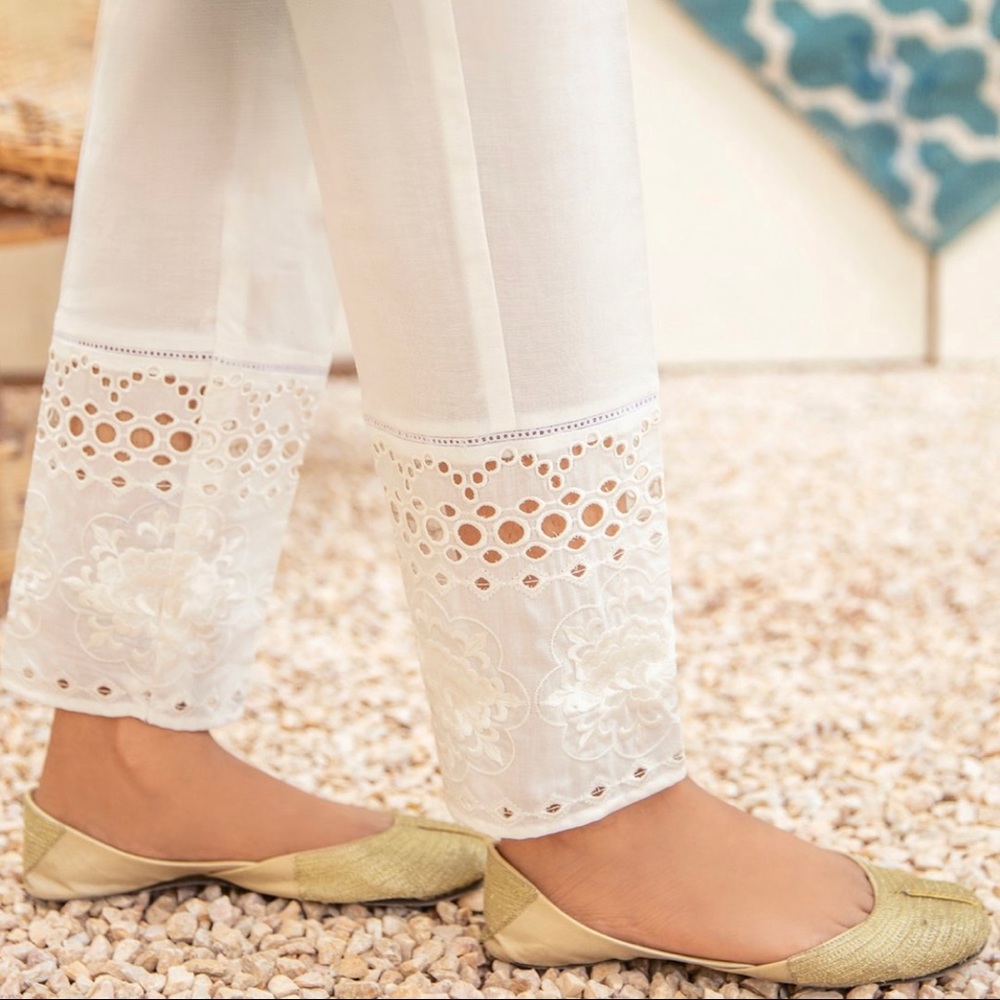 Pakistani designer formal pants.